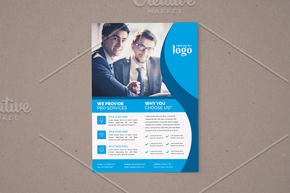 Flyer Template in Flyer Templates - product preview 3