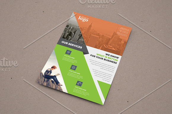 Flyer Template in Flyer Templates - product preview 2