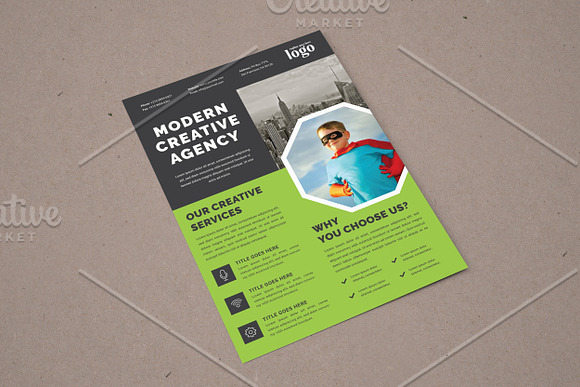 Flyer Template in Flyer Templates - product preview 4