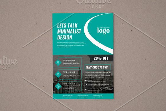 Flyer Template in Flyer Templates - product preview 6