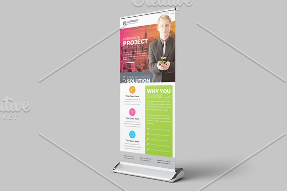 Roll Up Banner in Flyer Templates - product preview 1