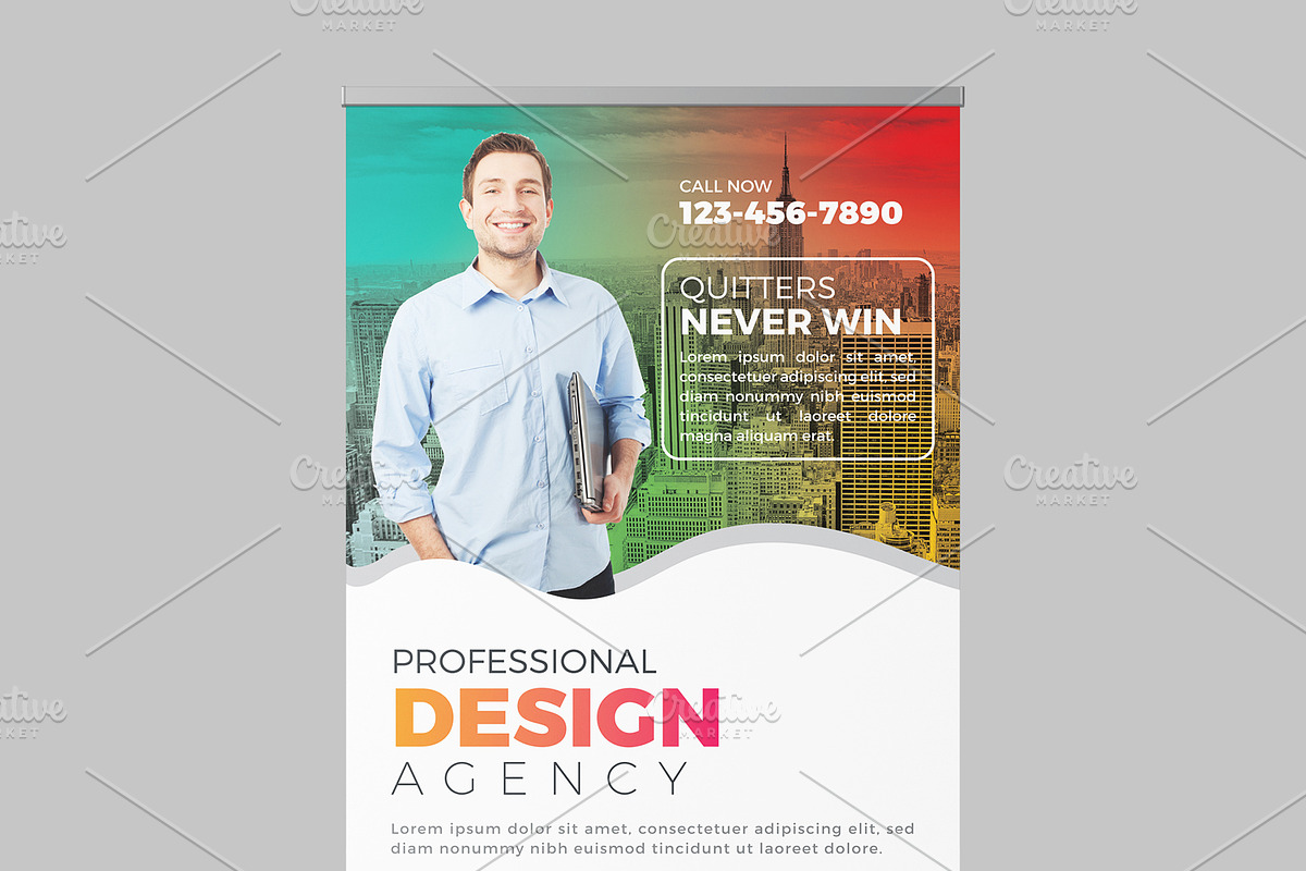 Roll Up Banner in Flyer Templates - product preview 8