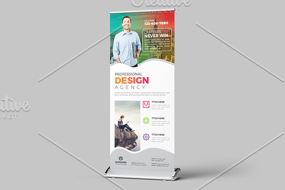 Roll Up Banner in Flyer Templates - product preview 1
