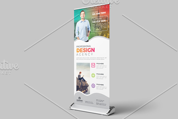 Roll Up Banner in Flyer Templates - product preview 3