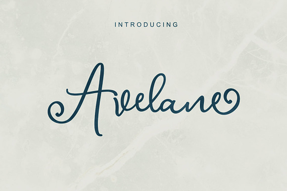 Avelane Script Font in Script Fonts - product preview 3