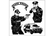 Police man - Police badges and