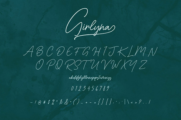 Girlyna Script Font in Script Fonts - product preview 4