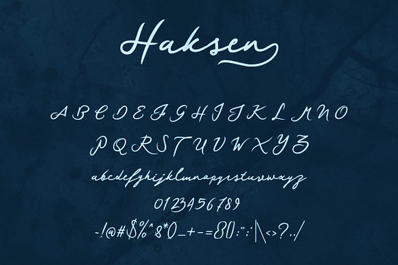 Haksen Script Font in Script Fonts - product preview 4