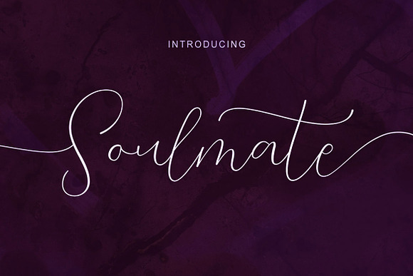 Soulmate Script Font in Script Fonts - product preview 3