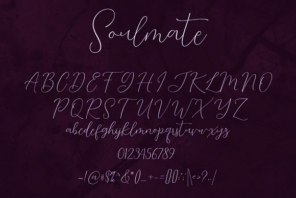Soulmate Script Font in Script Fonts - product preview 4