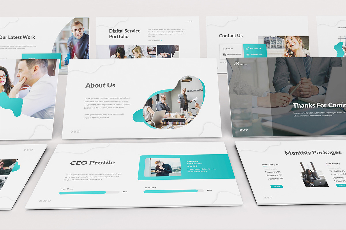Creative Agency Keynote Template in Keynote Templates - product preview 8