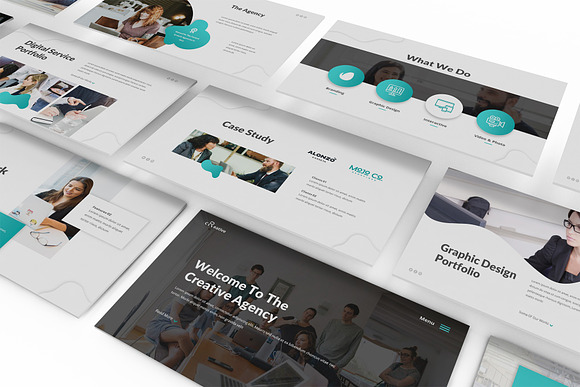 Creative Agency Keynote Template in Keynote Templates - product preview 1