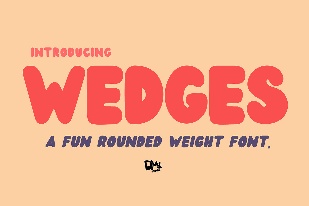 Wedges - Rounded Font in Display Fonts - product preview 8