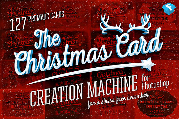 Christmas Card Creation Machine in Photoshop Layer Styles - product preview 6