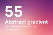 55 Blurred gradient backgrounds