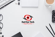 Red Eye Logo Template