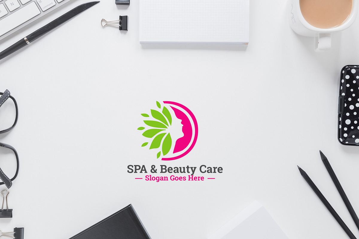 SPA & Beauty Care Logo Template. in Logo Templates - product preview 8