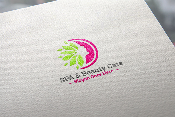 SPA & Beauty Care Logo Template. in Logo Templates - product preview 2