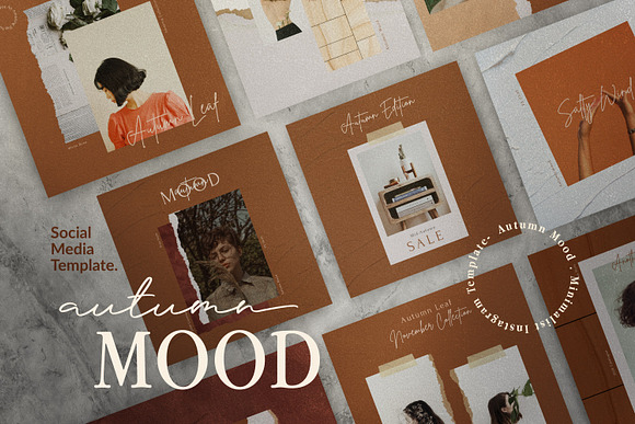 Autumn Mood - Social Media Pack in Instagram Templates - product preview 1