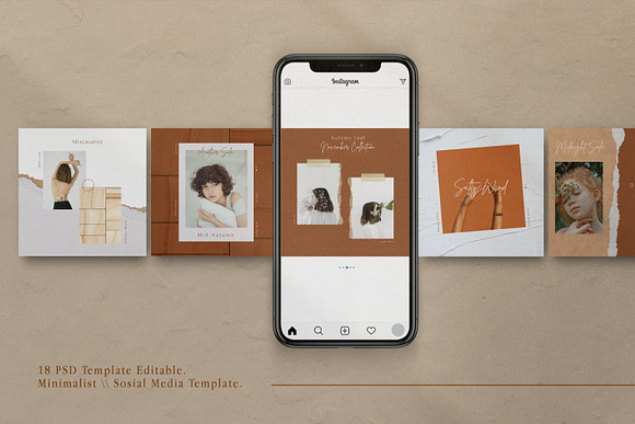 Autumn Mood - Social Media Pack in Instagram Templates - product preview 2
