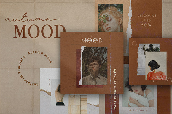 Autumn Mood - Social Media Pack in Instagram Templates - product preview 4