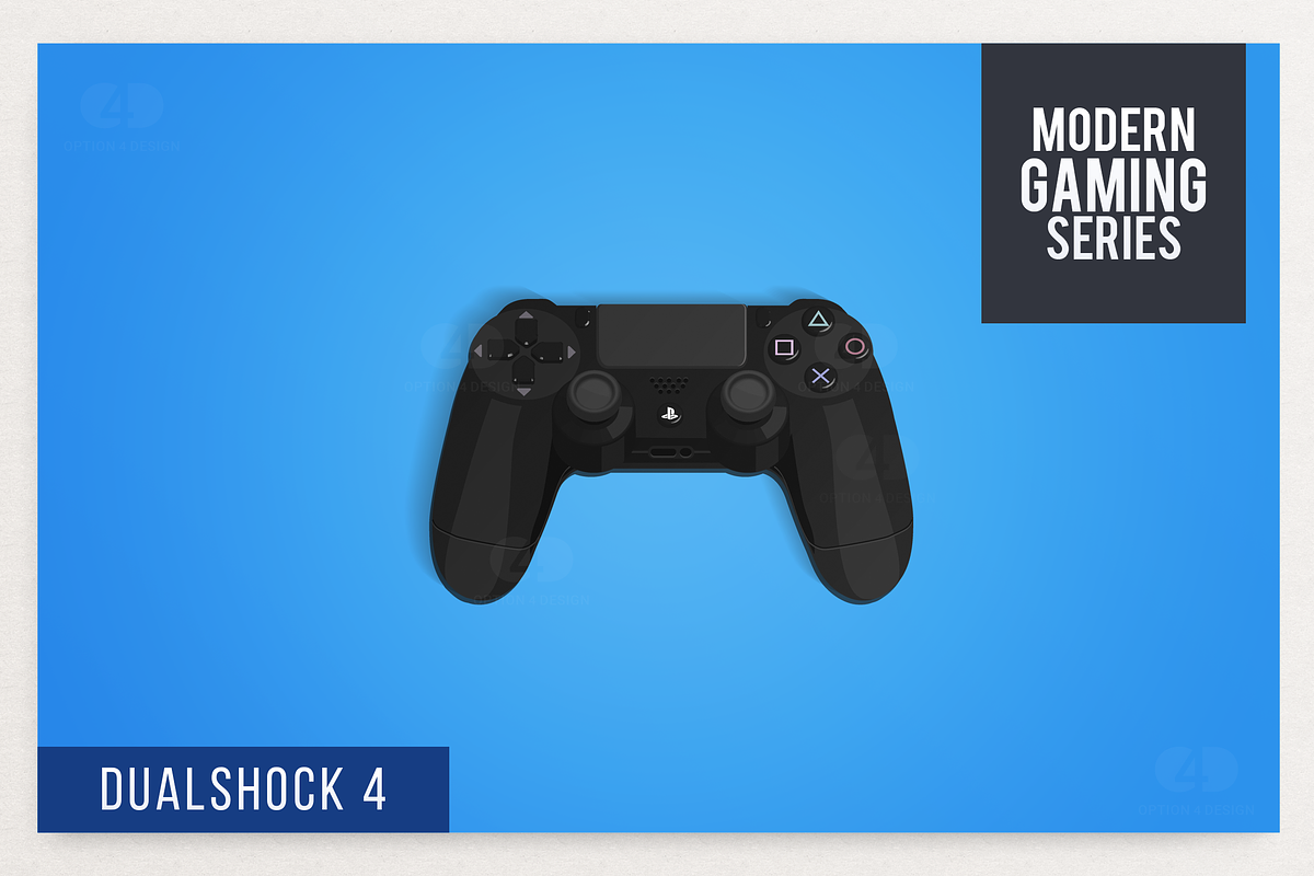 PS4 Dualshock 4 Controller in Illustrations - product preview 8