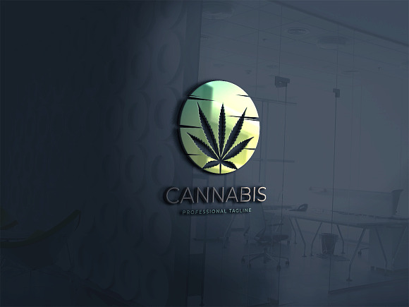 Cannabis Logo in Logo Templates - product preview 1