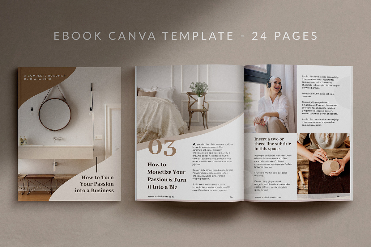 eBook Canva Template | Nordic in Magazine Templates - product preview 8