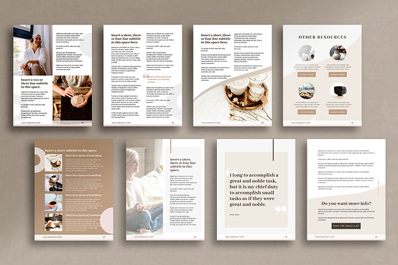 eBook Canva Template | Nordic in Magazine Templates - product preview 4