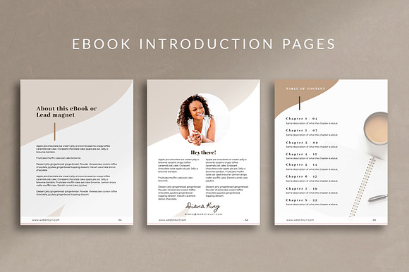 eBook Canva Template | Nordic in Magazine Templates - product preview 5