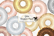 Glitter Donut Clipart