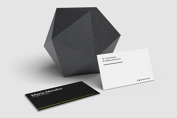 Minimal Individual Business Card in Business Card Templates - product preview 1
