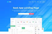 Ciel - SaaS App Landing Page HTML