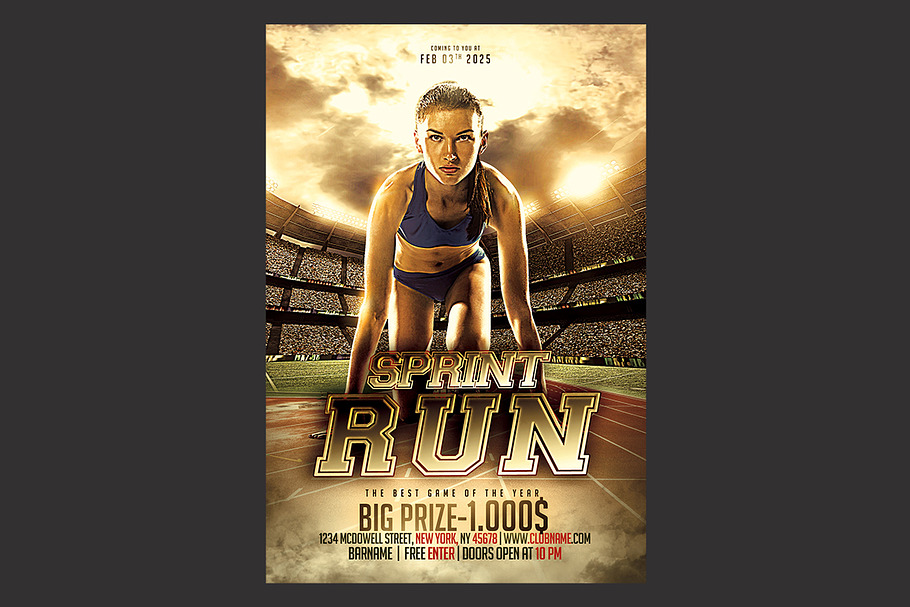 Athletic Flyer in Flyer Templates - product preview 8