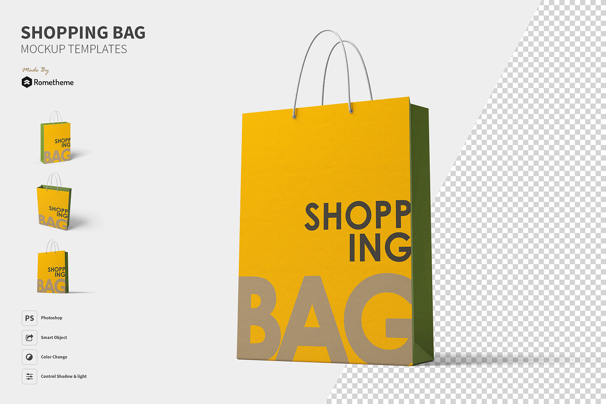 Shopping Bag mockups vol.01 FH in Mockup Templates - product preview 8