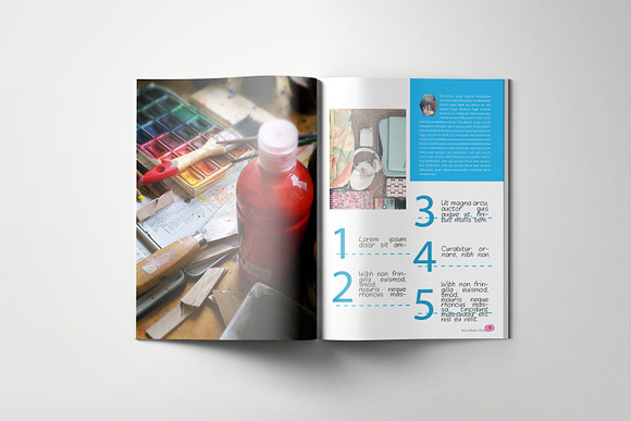 School Newsletter in Magazine Templates - product preview 4