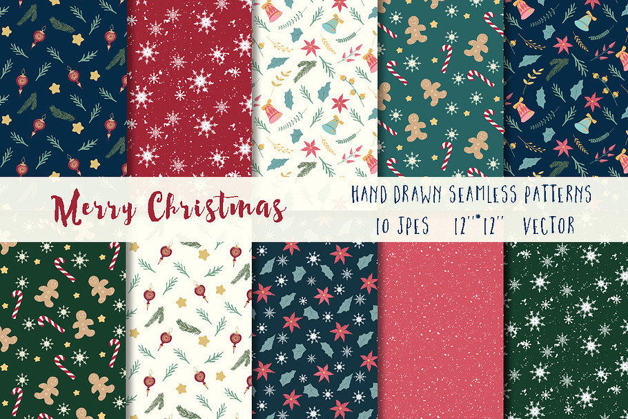 Merry Christmas Patterns