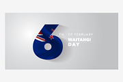 New Zealand waitangi day vector