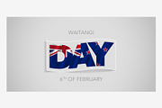 New Zealand happy waitangi day vecto