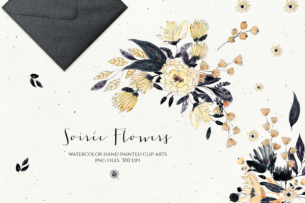 Soiree Flowers in Illustrations - product preview 8