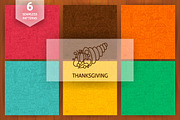 Thanksgiving Line Seamless Patterns