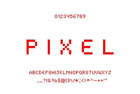 Pixel Font and Valentines Day Pack in Display Fonts - product preview 13