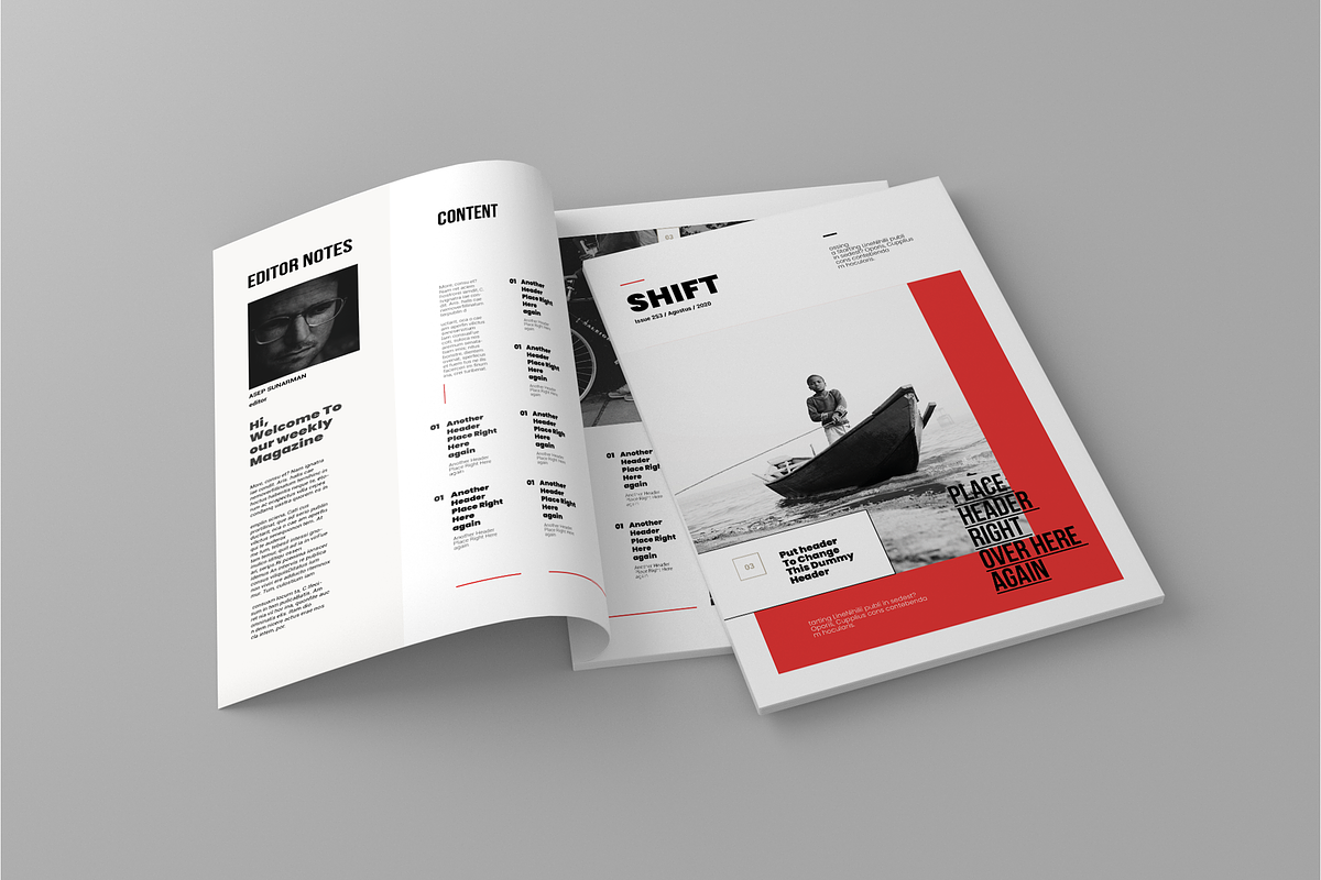 Shift - Magazine Template in Magazine Templates - product preview 8