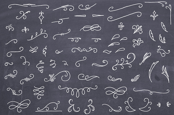 Hand Drawn Swirls & Flourishes in Graphics - product preview 1