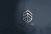 Server Cube Letter S Logo