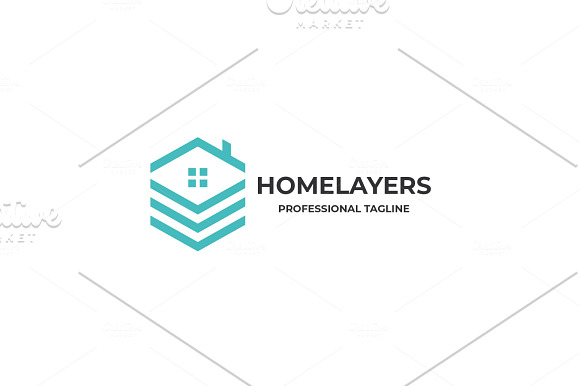 Home Layers Logo in Logo Templates - product preview 3