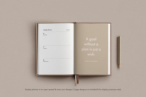Juno - Planner Mockup Collection in Print Mockups - product preview 4