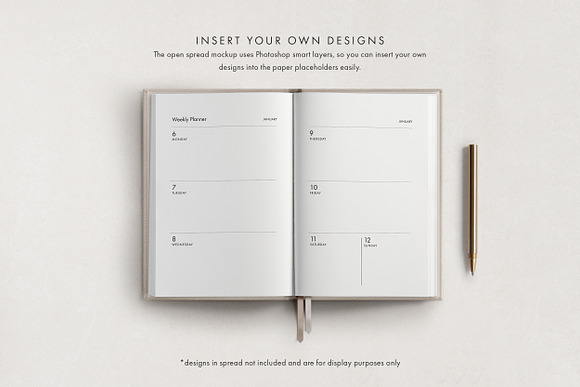 Juno - Planner Mockup Collection in Print Mockups - product preview 9