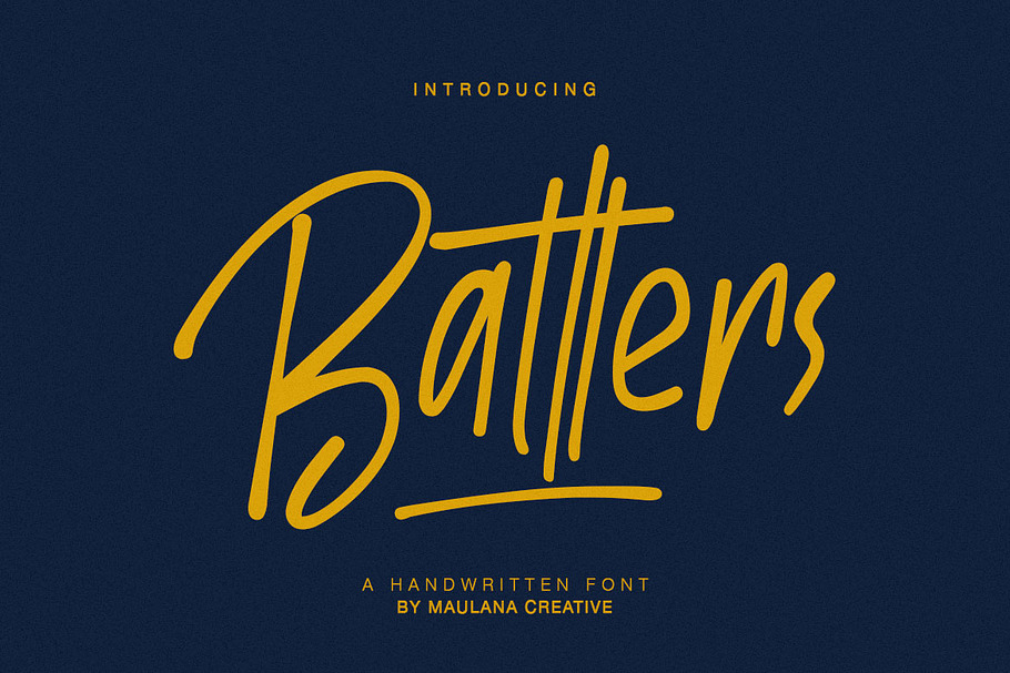 Batllers Handwritten Font in Display Fonts - product preview 8