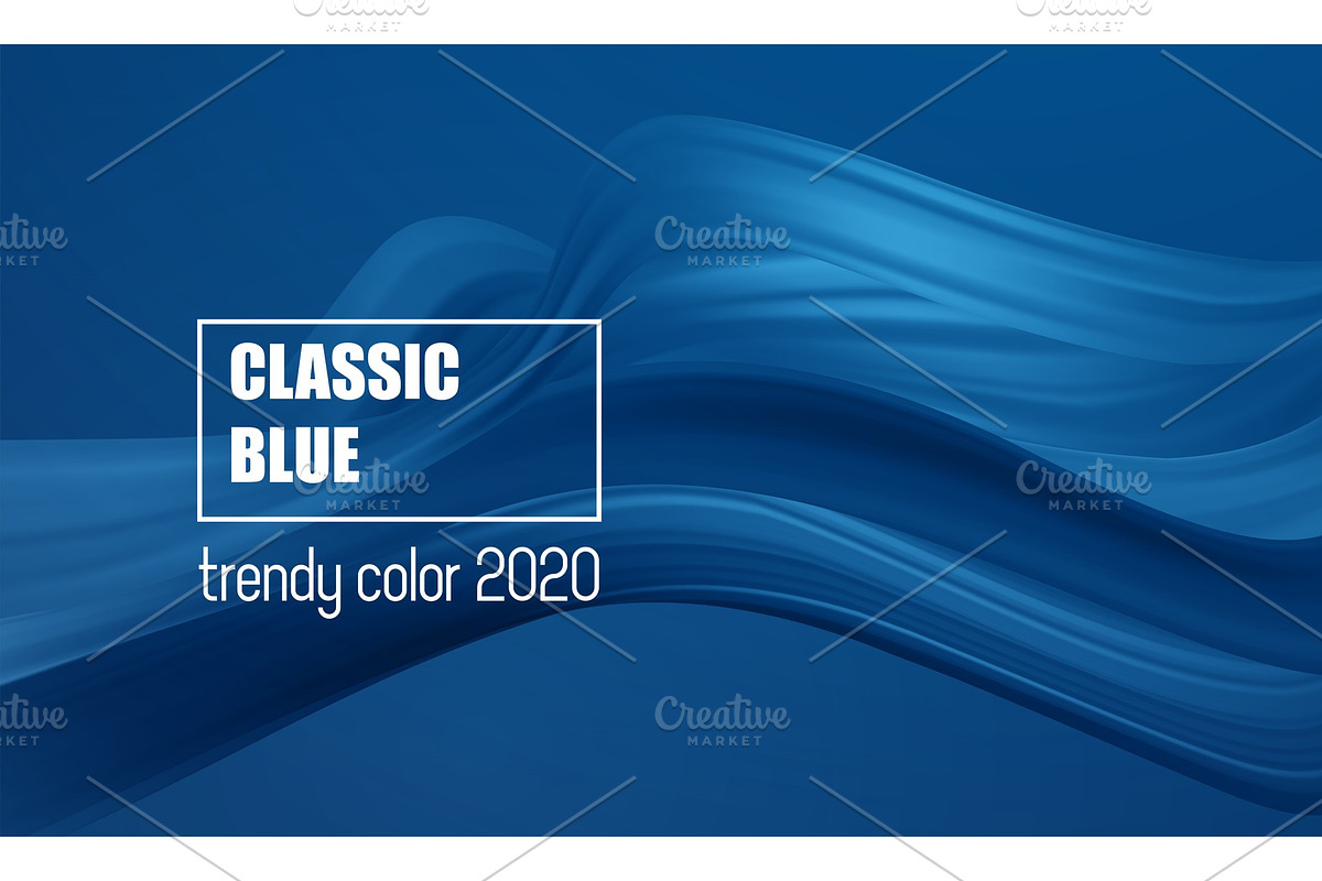Classic Blue Color. Fashion color in Textures - product preview 8